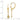 14K Gold Polished Tennis Racquet and Ball Leverback Earrings - Image 4