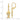14K 3-D Fishbone Leverback Earrings - Image 4