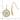 14K and White Rhodium Filigree Medallion Dangle French Hook Earrings - Image 4