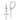 Polished White Gold Cross Leverback Earrings - Image 1