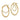 14k Gold Twisted Circle Hoop Earrings for Effortless Chic - Image 2