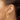 14k Gold Polished Oval Hoop Earrings - Trendy Square Tube Design - Image 3