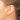 14K Polished and Brushed Square Tube Double Hoop Earrings - Image 3
