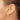 14k 3x14mm Polished Tube Hoop Earrings - Image 3