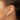 14k White Gold Polished Tube Hoop Earrings - Modern Minimalist Style - Image 3