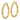 14k Gold Twisted Hoop Earrings with Polished and Textured Finish - Image 2