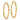 14K Gold Twisted Hoop Earrings with Polished and Textured Finish - Image 2