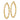 14K Gold Twisted Hoop Earrings with Polished Texture - Image 2