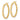 14k White and Rose Gold Polished Tube Hoop Earrings - Image 2
