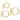 14k Gold Polished Endless Tube Hoop Earring Set - 3 Pairs - Image 1