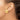 14k Gold Hammered Half Ball Post Earrings - Modern Statement Style - Image 2