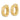 14K Gold Polished Hoop Earrings - Effortless Style for Everyday Wear - Image 2