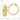 14K Polished Hoop Earrings - Image 3