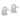 14k White Gold Crisscross Omega Back Post Earrings - Image 1