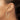 14K & White Rhodium Polished & Twist Hoop Earrings - Image 4