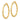 14K Gold Twisted Hoop Earrings with Polished and Textured Finish - Image 2