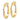 14K Gold Twisted Oval Hoop Earrings - Chic & Timeless Style - Image 2