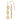 14K Gold Three Circle Dangle Earrings for Effortless Style - Image 1