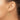 14K Gold Polished Circle Dangle Earrings - Image 4