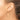 14k Gold Diamond-Cut Endless Tube Hoop Earrings - Image 3