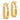 14K Gold Polished Oval Hoop Earrings for Effortless Chic - Image 2