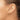 14K Gold Polished Knife-Edge Tube Hoop Earrings - Image 3