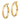 14K Gold Polished Diamond-Cut Tube Hoop Earrings - Image 2