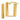 14K Gold U-Shape Tube Hoop Earrings - Polished Modern Design - Image 1