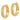 14K Polished 4mm Diamond Cut Hoop Earrings - Image 2