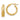 14K Polished 4mm Diamond Cut Hoop Earrings - Image 1
