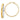 14K Gold Diamond-Cut Circle Hoop Earrings for Modern Elegance - Image 1