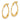 14K Gold Polished Bead Hoop Earrings for Effortless Chic Style - Image 2