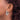 14k White Gold Twisted Textured Hoop Earrings - 4.7mm - Image 3