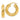 14k Yellow Gold Polished Twist Hollow Round Hoop Earrings - Image 1