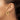 14K Gold Twisted Hoop Earrings with Polished and Textured Finish - Image 3