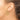 14K Polished and Textured Twisted Post Hoop Earrings - Image 3