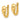 14K Gold Polished Hinged Earrings for Effortless Everyday Style - Image 2