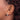 14K White Gold Polished Oval Hoop Earrings for Effortless Style - Image 3