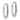 14K White Gold Polished Oval Hoop Earrings - Effortless Chic - Image 2