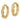 14K Gold Braided Hinged Hoop Earrings - Polished & Textured Elegance - Image 2