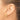 14K Polished and Etched Hinged Hoop Earrings - Image 3