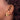 14K Polished and Diamond-cut Huggie Hoop Earrings - Image 3