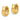 14K Gold Polished Huggie Hoop Earrings - Effortless Chic for Everyday Wear - Image 2