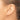14K Rose Gold Polished Hinged Hoop Earrings - Image 3