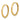 14K Gold Polished Hinged Hoop Earrings - Image 2
