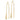 14K Polished Graduated CZ and Chain Threader Earrings - Image 2