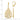 14K Polished Diamond-cut Chandelier-Style Fringed Dangle Leverback Earrings - Image 4