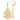 14K Polished Diamond-cut Chandelier-Style Fringed Dangle Leverback Earrings - Image 1
