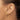 14k Gold Filigree Stud & Circle Dangle Earrings Set - Image 3