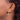 14k Gold Diamond-Cut Clover Circle Dangle Earrings - Image 3